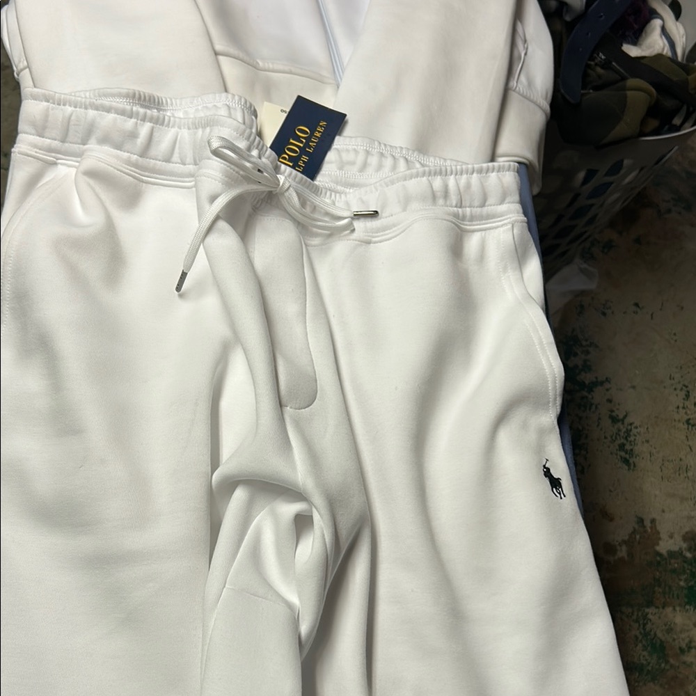 Polo by Ralph Lauren Cream Sweatpants